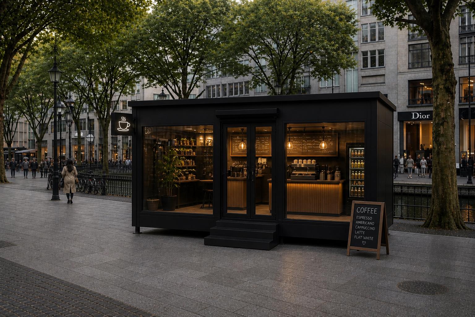 Premium Showroom Container von Exwest Modular
