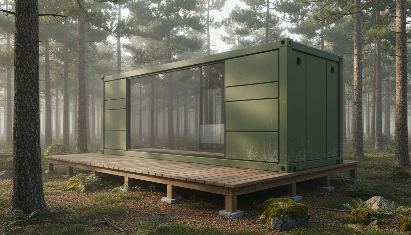 EX-LIVING Einsatz – Waldkabine