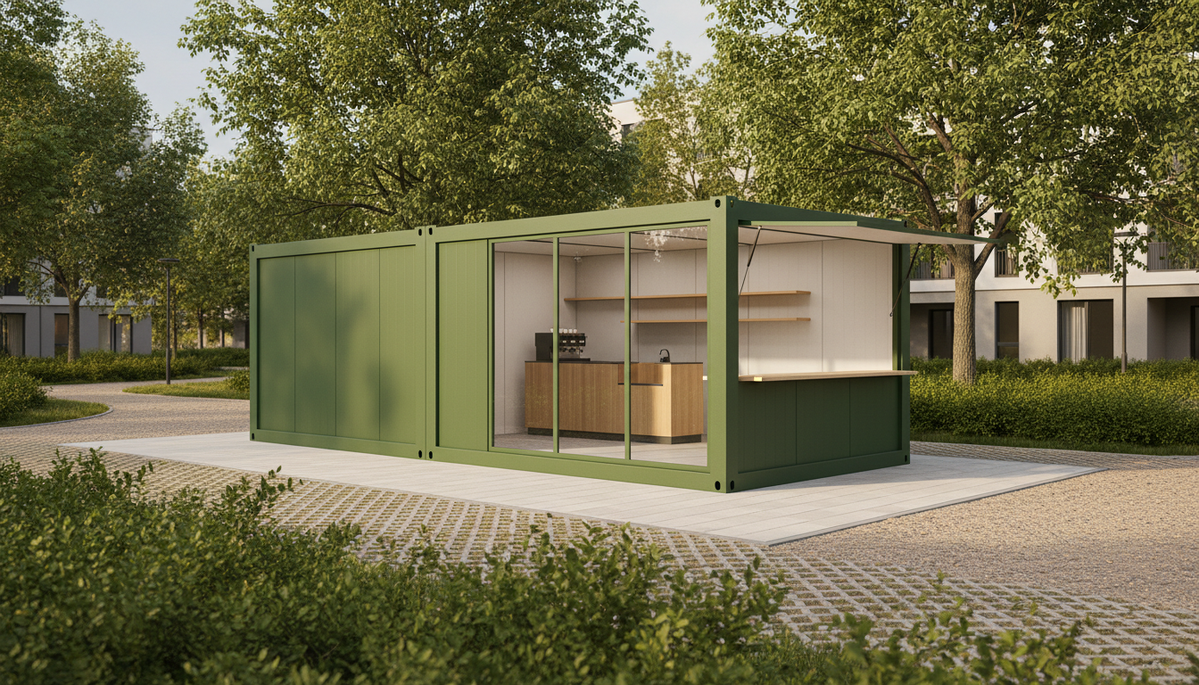 EX-RETAIL Verkaufscontainer Wüstensand