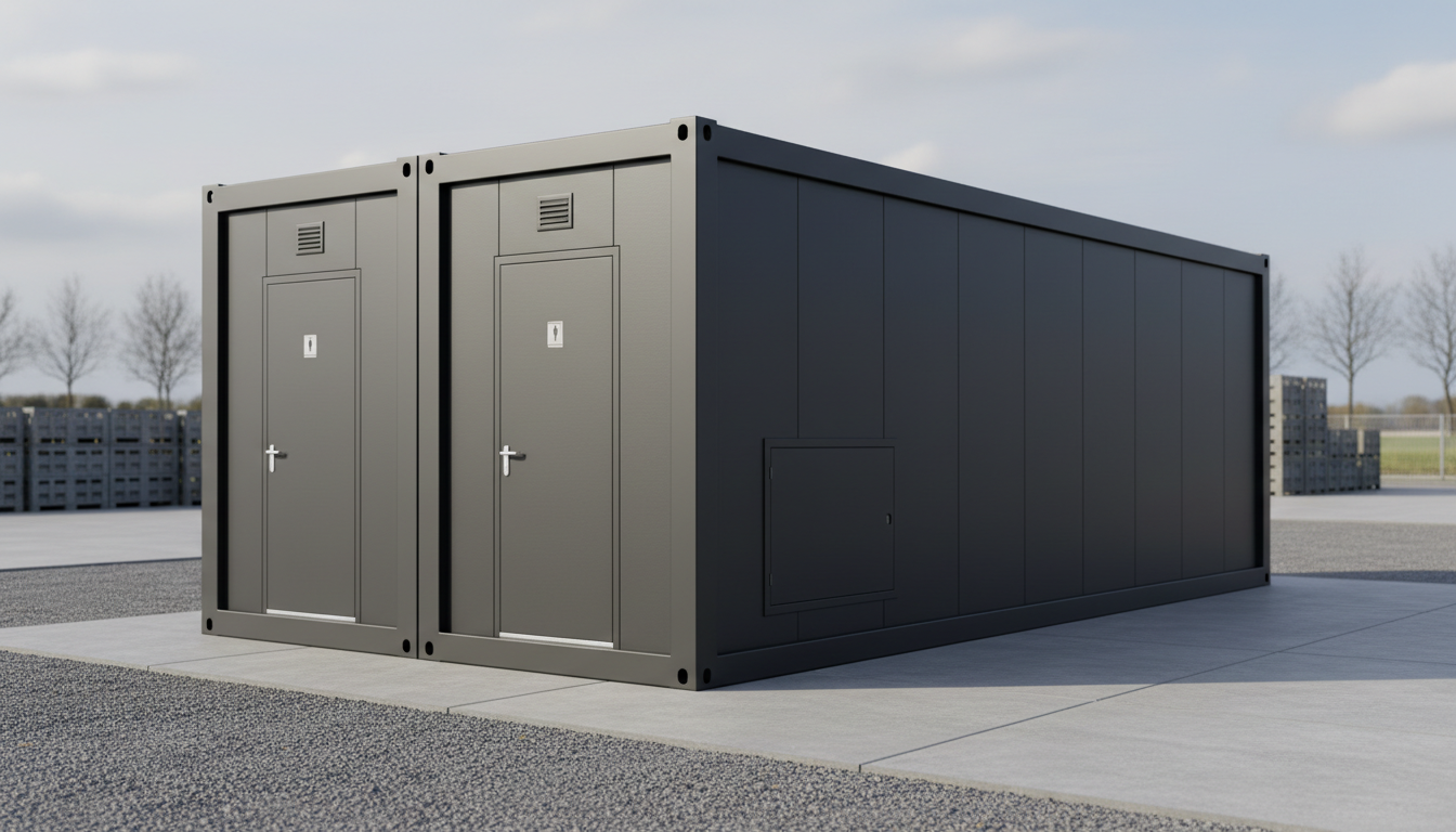 EX-SANITARY Sanitärmodul anthrazit