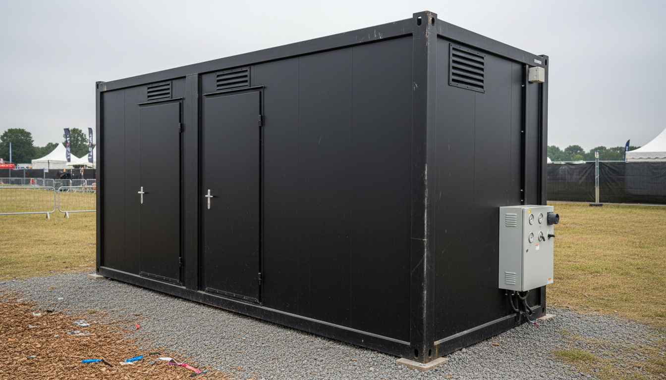 EX-SANITARY Sanitärmodul olive