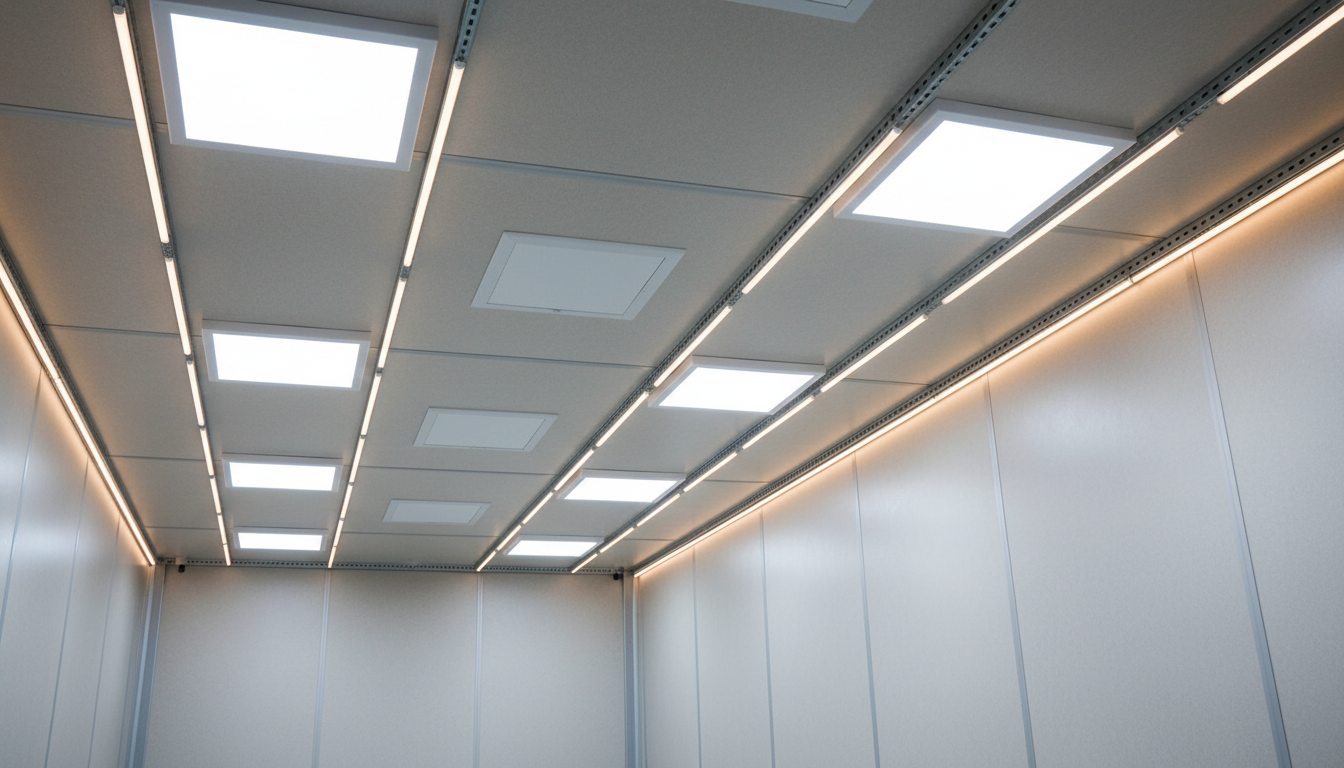 EX-STORAGE Innenansicht – Beleuchtung