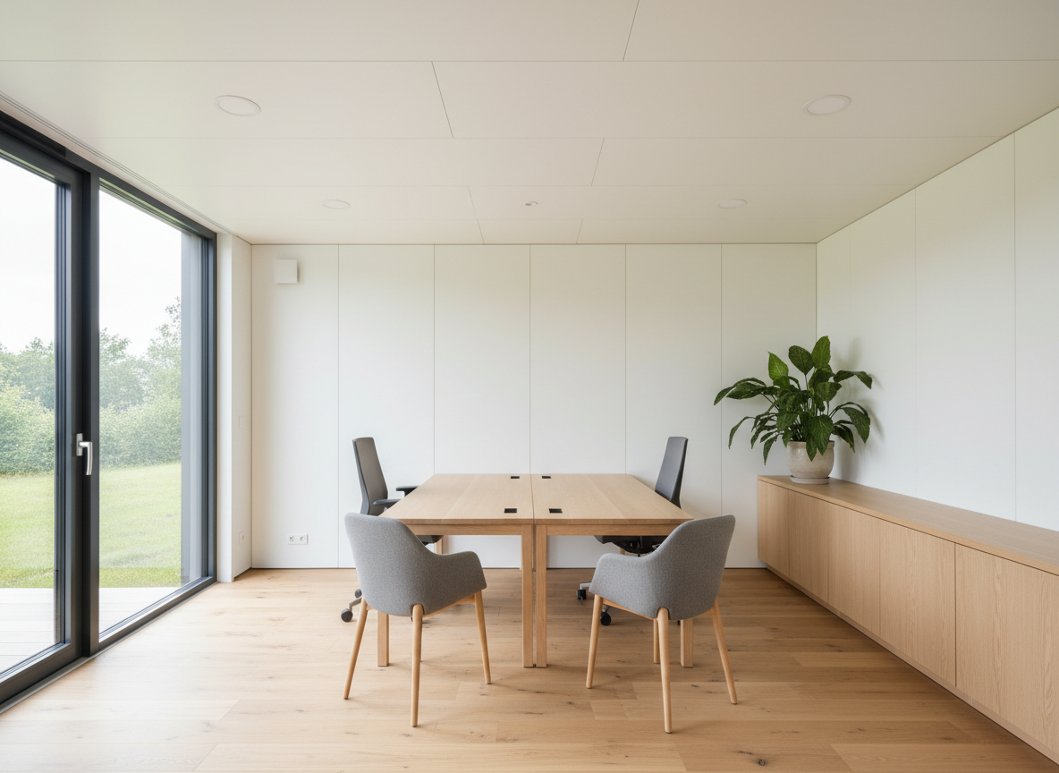 EX-WORK Innenansicht – Doppelarbeitsplatz