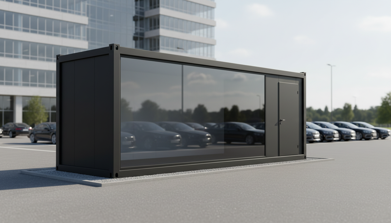 EX-WORK Bürocontainer im urbanen Umfeld